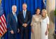 Klaus Iohannis şi soţia sa, Carmen, la recepţia oferită de preşedintele Joe Biden şi de Prima Doamnă Jill Biden, la ONU
