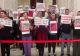 Protest cu scandal în Parlament!